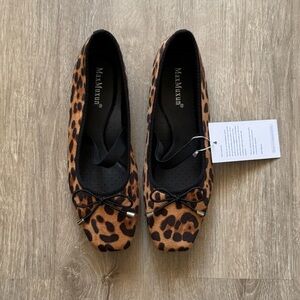 Animal Print Ballet Flats Snake print NWT size 7.5